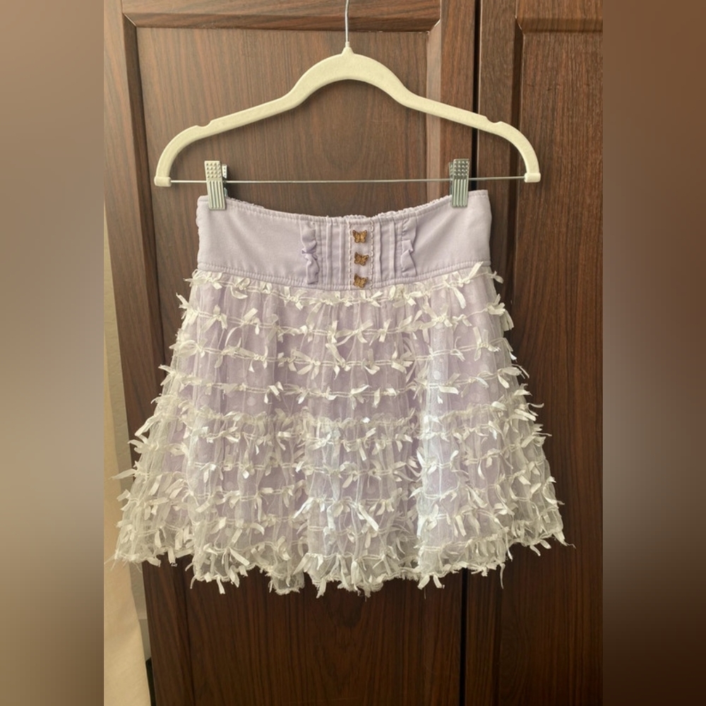 Liz Lisa coquette purple skirt bows ribbons
